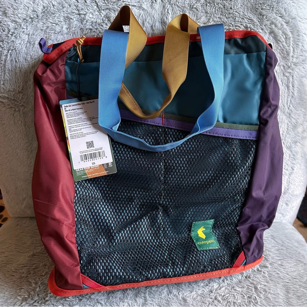 Cotopaxi Todo 22L Convertible Tote - Del Día One Of A Kind New With Tags